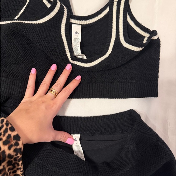 All Yoga Knit Tennis Set with Skirt, Tank, & Sweater - Picture 3 of 6